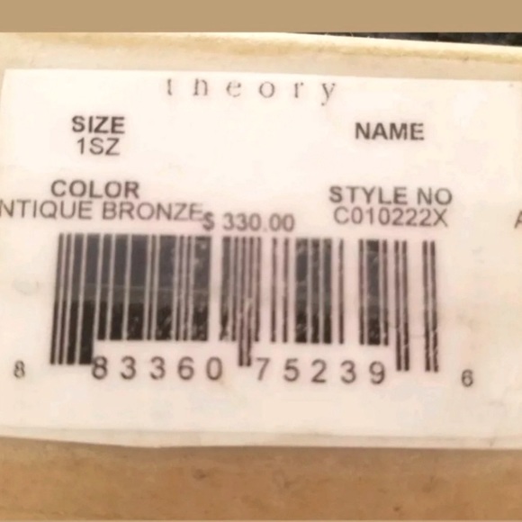 Theory Antique Bronze Luau Cuff Bracelet - Picture 4 of 4